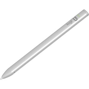 Logitech Crayon Stylus - Capacitive Touchscreen Type Supported - Active - Replaceable Stylus Tip - Aluminium - Tablet Devi