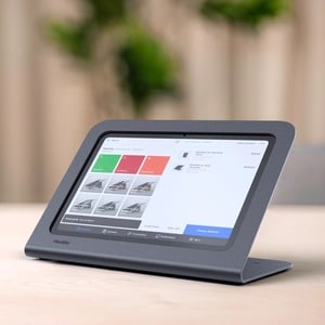 WindFall Stand for iPad 10th Generation - 6.63" Height x 11.25" Width x 6.50" Depth - Powder Coated - Powder Coated Steel 