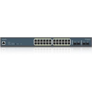 EnGenius EWS7928P-FIT Ethernet Switch - 24 Ports - Manageable - Gigabit Ethernet - 10/100/1000Base-T, 1000Base-X - 2 Layer