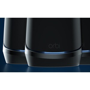Netgear Orbi RBKE963B Wi-Fi 6E IEEE 802.11ax Ethernet Wireless Router - Quad Band - 2.40 GHz ISM Band - 5 GHz UNII Band - 