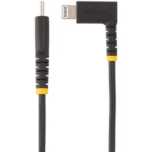 1 m Robustes USB-C auf Lightning Kabel, USB 2.0 zu Lightning Winkelstecker, Apple Mfi zertifiziertes iPhone Lightning Kabe