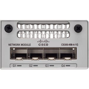 Cisco Network Module - 4 x 1000Base-T Network - For Data Networking - Twisted PairGigabit Ethernet - 1000Base-T - Plug-in 