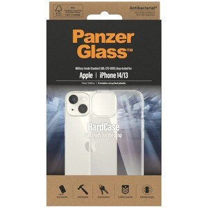PanzerGlass HardCase Case for Apple iPhone 13, iPhone 14 Smartphone - Clear - Bump Resistant, Drop Resistant, Yellowing Re