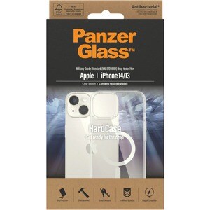 PanzerGlass HardCase Case for Apple iPhone 14, iPhone 13 Smartphone - Clear - Bump Resistant, Drop Resistant, Yellowing Re