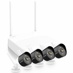 Tenda 4 Channel Wireless HD Video Security Kit - Network Video Recorder, Camera - 4 Camera(s) - 2304 x 1296 Camera Resolut