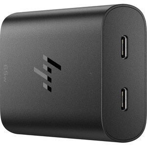 HP 65W GaN USB-C Laptop Charger - 65 W - 5 V DC, 9 V DC, 12 V DC, 15 V DC, 20 V DC Output