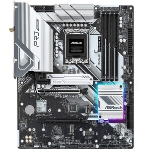 ASRock Z790 PRO RS WIFI Gaming Desktop Motherboard - Intel Z790 Chipset - Socket LGA-1700 - ATX - Core Processor Supported