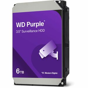 WD Purple WD64PURZ 6 TB Hard Drive - 3.5" Internal - SATA - Purple