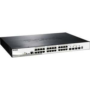 D-Link DGS-1510 DGS-1510-28XMP 28 Ports Manageable Ethernet Switch - Gigabit Ethernet, 10 Gigabit Ethernet - 1000Base-T, 1