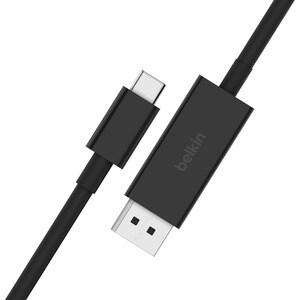 Belkin USB-C to DisplayPort 1.4 Cable - 2 m DisplayPort/USB-C Data Transfer Cable for Chromebook, MacBook, iPad Pro, Proje