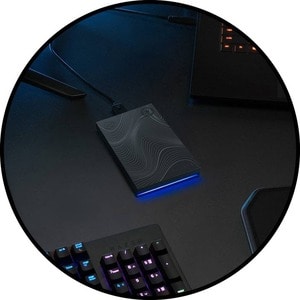 Seagate FireCuda STLX2000403 2 TB Disco rígido - Externo - Amarelo - PC Secretária, Consola de jogos, Sistema de armazenam