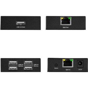 SIIG, Inc 4-Port USB 2.0 Hub Extender - 4-Port USB Extender, Extends USB 2.0 device connections up to 492 feet (150 meters