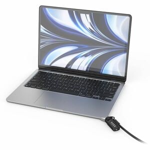 Ledge Adapter for MacBook Air 13-inch (M2/M3/M4/M5) (Corner Lock) with Combination Lock Silver - Ledge Adapter for MacBook