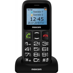 Telefono di funzione MaxCom MM426 - 2G - 4,3 cm (1,7") TFT QQVGA 160 x 128 - Nero - Bar - 2 Supporto SIM - SIM-free - 600 