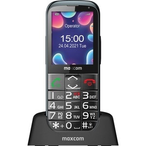 Telefono di funzione MaxCom Comfort MM724 - 4G - 5,6 cm (2,2") 176 x 220 - Cortex A7 - Nero - Bar - SIM-free - Rear Camera