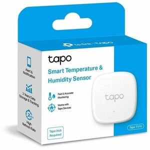 Tapo Tapo T310 Temperatur-/Feuchtigkeissensor - 20 °C bis 60 °C - 0% bis 99%% - Alexa Unterstützt