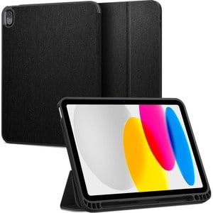 Spigen Urban Fit Carrying Case for 27.7 cm (10.9") Apple iPad (2022) iPad - Black - Thermoplastic Polyurethane (TPU), Fabr
