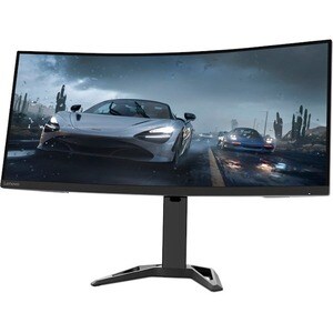 Lenovo G34w-30 34" Class UW-QHD Curved Screen LCD Monitor - 21:9 - Raven Black - 86.4 cm (34") Viewable - Vertical Alignme