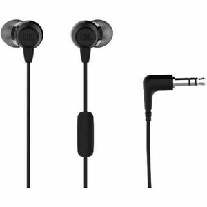 JBL T50HI Wired Earbud Stereo Earset - Black - Google Assistant - Binaural - In-ear - 30 Ohm - 20 Hz to 20 kHz - 1.20 m (4