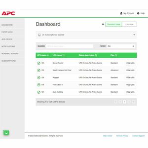 APC by Schneider Electric SmartConnect Standard Plan - Subscription Licence - 1 License - 1 Year - Available via Email