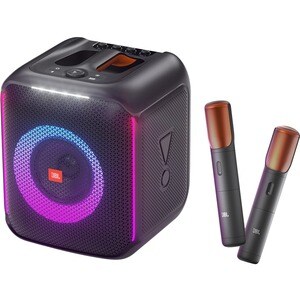 JBL PartyBox Portable Bluetooth Speaker System - 100 W RMS - Black - 50 Hz to 20 kHz - Battery Rechargeable - USB - 1