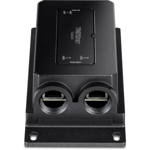 TRENDnet TI-BE200 PoE++ Extender - TAA Compliant - 1 x Gigabit PoE++ Input Port(s) - 1 x Gigabit PoE+, 1 x Gigabit PoE++ O