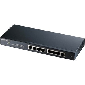 ZYXEL GS1900 GS1900-8 8 Ports Manageable Ethernet Switch - Gigabit Ethernet - 100/1000Base-T - 2 Layer Supported - 5 W Pow