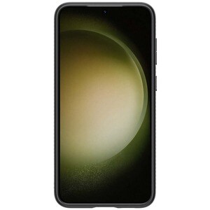 Spigen Liquid Air Case for Samsung Galaxy S23 Smartphone - Matte Textured, Geometric Design - Matte Black - Anti-slip, Dro