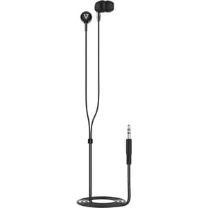 V7 HA200 Kabel Ohrhörer Design - Binaural - Stereo Kopfhörer - Schwarz - 8 Hz - 22 kHz Frequenzgang - In-Ear - 32 Ohm Impe