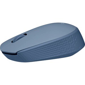 Logitech M171 Mouse - Radio Frequency - USB - Optical - 3 Button(s) - Blue Grey - Wireless - 2.40 GHz - 1000 dpi - Scroll 