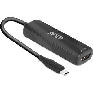 Club 3D A/V Adapter - 1 x HDMI Digital Audio/Video - Female, 1 x USB Type-C - Female - 1 x USB Gen2 Type C Male - 7680 x 4