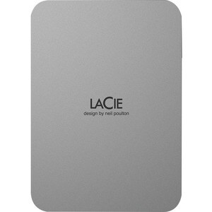 LaCie Mobile Drive Secure Tragbar Festplatte - 3,5" Extern - 4 TB - Grau - USB 3.2 (Gen 1) Typ C - 7200U/Min