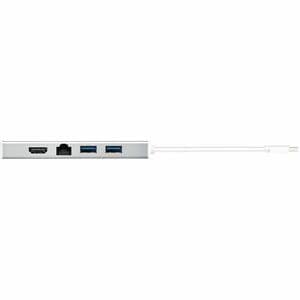 j5create Estação de ancoragem para Monitor, Notebook - Prata - 2 Displays suportados - 2K - 2048 x 1152 - 1 x USB 2.0 - 2 