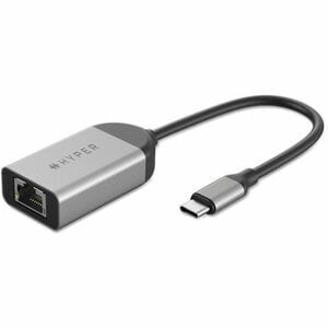 Targus HyperDrive HD425B 2,5 Gigabit Ethernet Adapter für Chromebook - Tragbar - Silber - USB-Typ C - 2,50 Gbit/s Datenübe