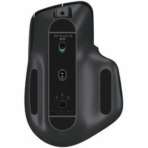 Logitech MX MASTER 3S 鼠标 - 蓝牙/射频 - A 型 USB - 暗视野 - 灰 - 无线 - 10 m - 2.40 GHz - 可充电 - 8000 dpi - 滚轮, 姆指旋轮