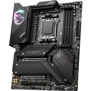 MSI MPG X670E CARBON WIFI Gaming Desktop Motherboard - AMD X670 Chipset - Socket AM5 - ATX - Ryzen 7 Processor Supported -