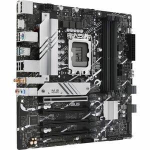 Asus Prime B760M-A AX D4 Desktop Motherboard - Intel B760 Chipset - Socket LGA-1700 - Micro ATX - Core, Pentium Gold, Cele