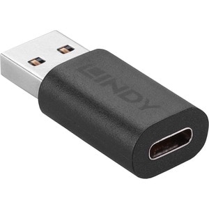 LINDY Datentransferadapter - Nickel Anschluss - Golden Kontakt - Schwarz