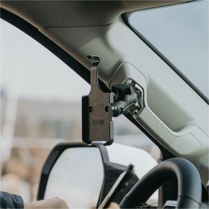 RAM Mounts Form-Fit Mounting Adapter for iPhone, Smartphone - 2 lb Load Capacity - Marine-grade Aluminum, High Strength Co