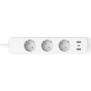 Tapo Smart Wi-Fi Power Strip - 1 x USB Type C, 2 x USB Type A, 3 x AC Power - 1.50 m Cord - 230 V AC Voltage - 2.30 kW