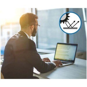Kensington 3H Anti-glare Privacy Screen Filter - For 40.6 cm (16") Widescreen LCD Notebook - 16:10 - Blue Light Reduction 