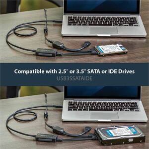 StarTech.com Cable de transferencia de datos - 1 - Negro