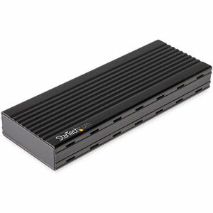 StarTech.com Carcasa de unidad - USB 3.1 Tipo C Interfaz de host - Soporte UASP Externo - Negro - 1 x SSD admitido - 1 x B