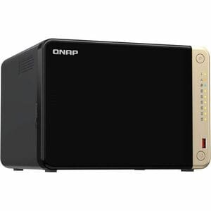 QNAP Turbo NAS TS-664-8G 6 x Total de compartimentos Sistema de armazenamento SAN/NAS - 4 GB Flash Memory Capacity - Intel