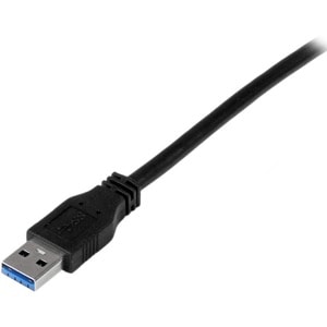 2M (6 FT) CERTIFIED SUPERSPEED USB 3.0 A TO B CABLE CORD - USB 3 CABLE - 1X USB 3.0 A (M) 1X USB 3.0 B (M) - 2 METER BLACK