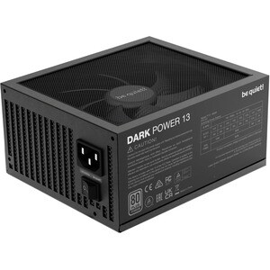 be quiet! Dark Power 13 ATX Modular Power Supply - 850 W - Internal - 3.3 V, 5 V, 5 V DC, 12 V DC, -12 V DC Output - 4 +12