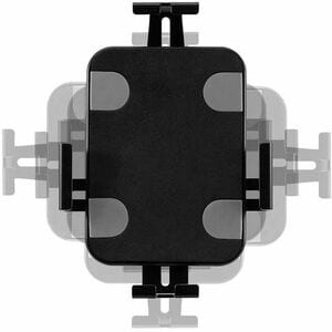 Neomounts Wall Mount for Tablet - Black - Landscape/Portrait - Height Adjustable - 1 Display(s) Supported - 20.1 cm to 27.