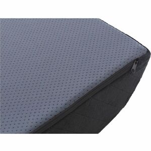 Kensington Premium Comfort Soft Footrest - Black - High Density Foam (HDF), Polyester - 1 Box