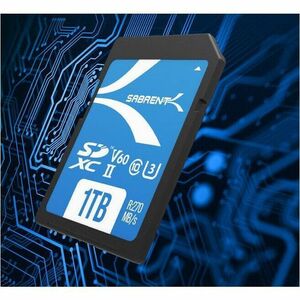 Sabrent Rocket 1 TB Class 10/UHS-II (U3) V60 SDXC - 270 MB/s Read - 170 MB/s Write - 3 Year Warranty