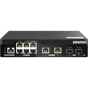 QNAP QSW-M2106PR-2S2T 8 Ports Manageable Ethernet Switch - 10 Gigabit Ethernet, 2.5 Gigabit Ethernet - 10GBase-X, 10GBase-